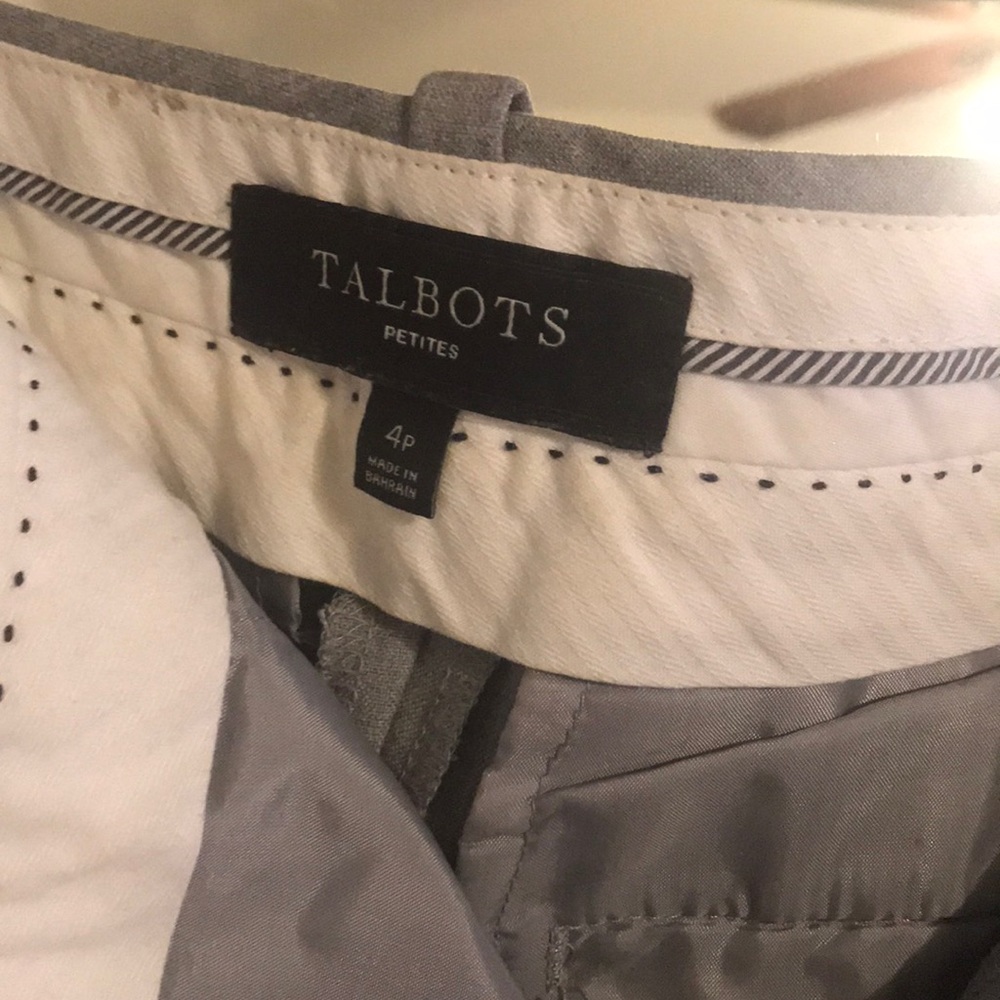 Grey wool pants